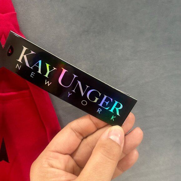 Kay Unger New York Ponte Bootcut Pants Women's 3X Magenta Wrinkle Free Stretch - Picture 8 of 16